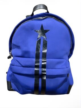 Givenchy Blue Backpack with Black Star Accent